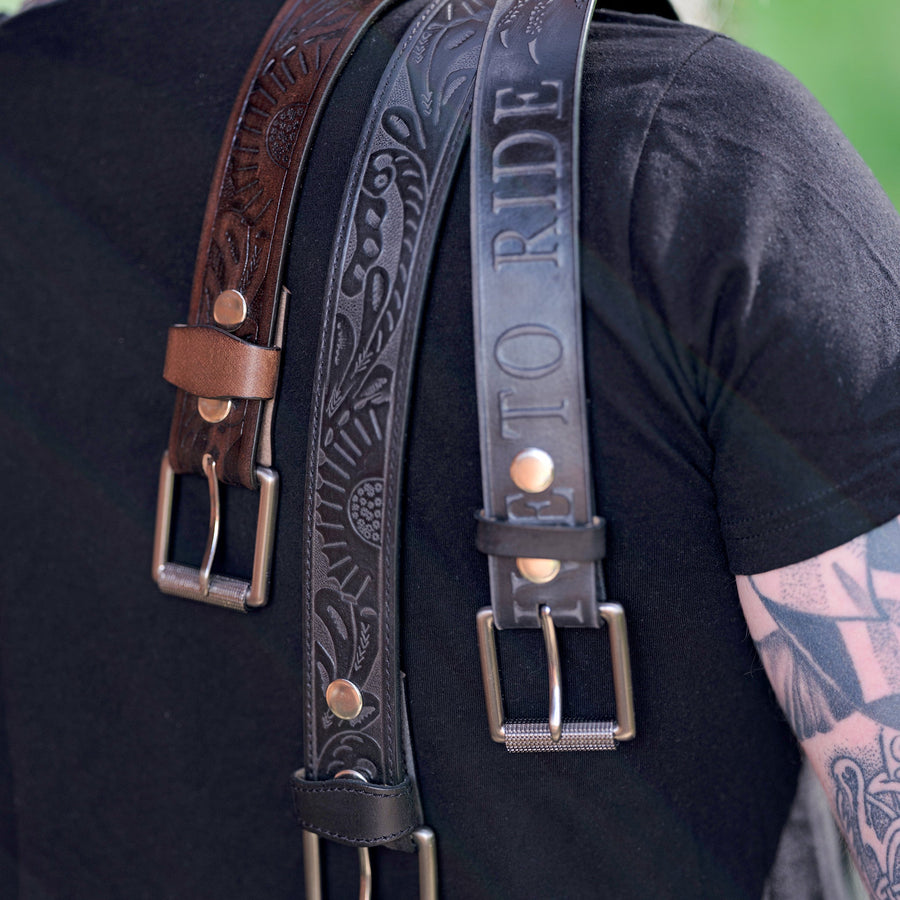 Cowhide & Horsehide Leather Belts
