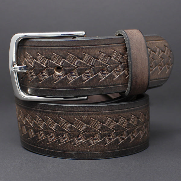 100% Cow Hide Full-Grain Leather Belt