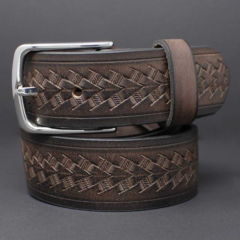 100% Cow Hide Full-Grain Leather Belt