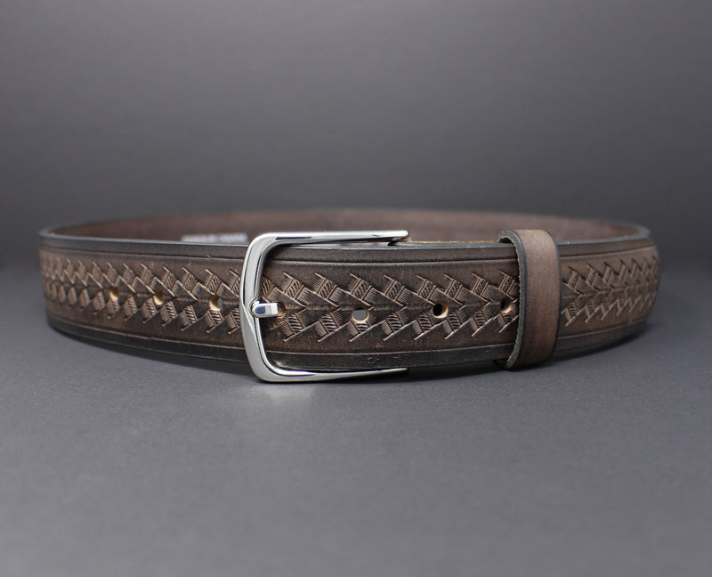 100% Cow Hide Full-Grain Leather Belt