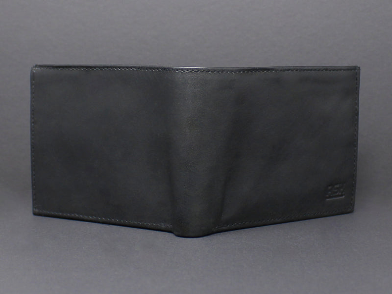 RFID Cowhide Leather Bi-Fold Wallet