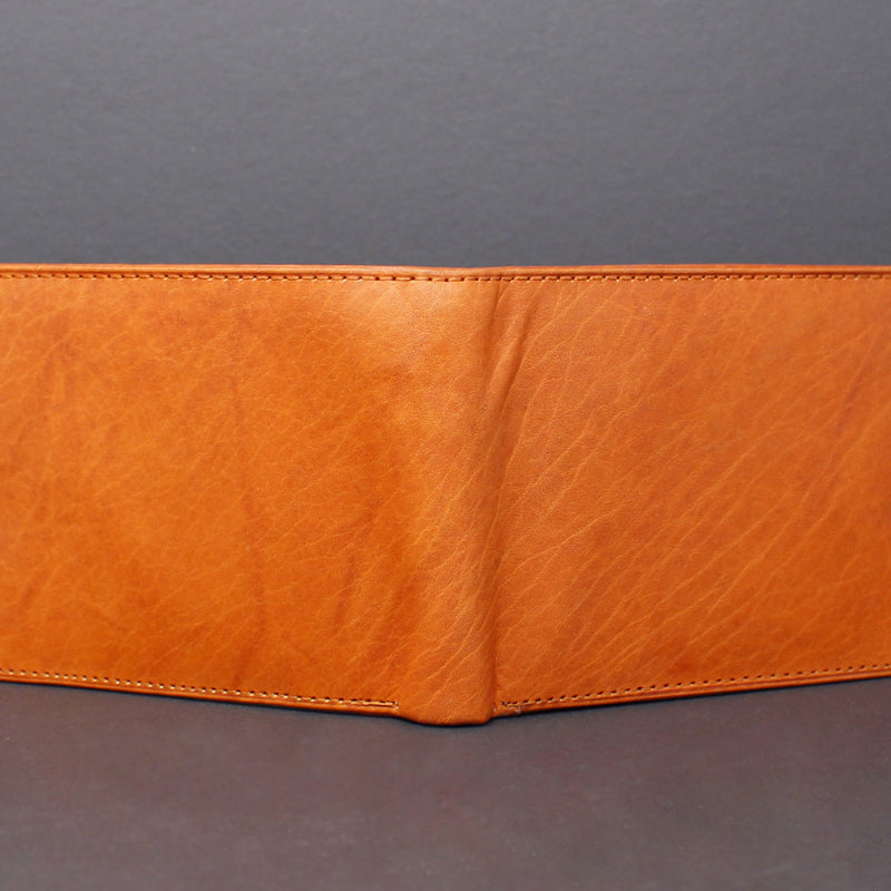 Cowhide Leather Bi-Fold Wallet