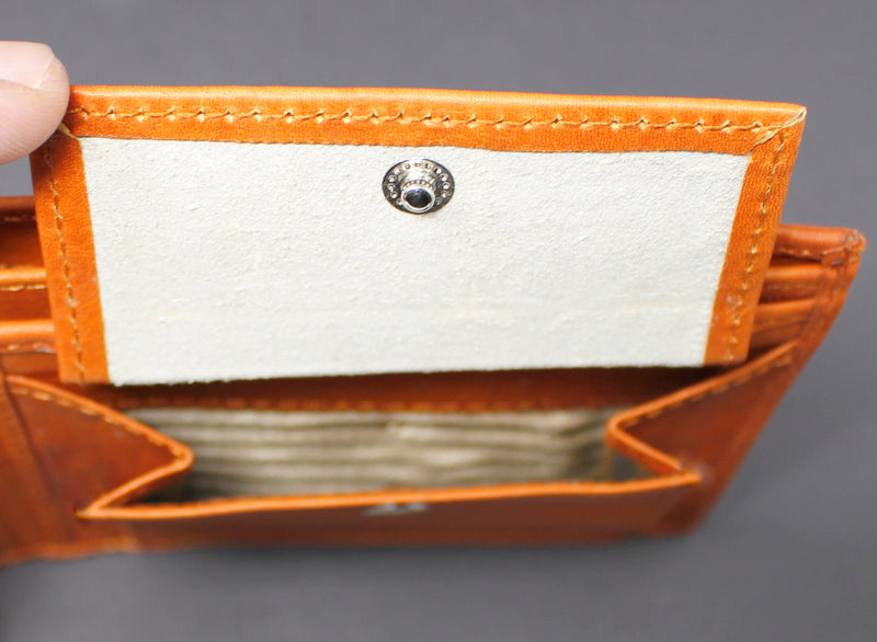 Cowhide Leather Bi-Fold Wallet