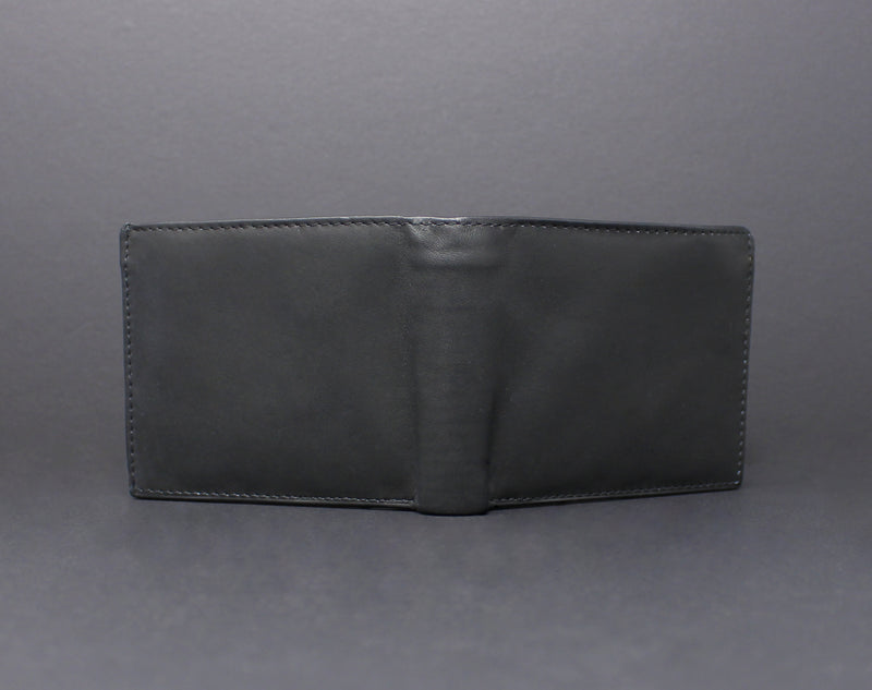 Cowhide Leather Bi-Fold Wallet