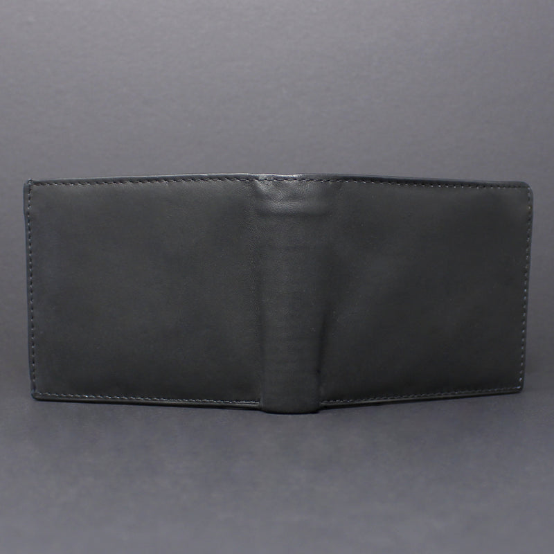 Cowhide Leather Bi-Fold Wallet