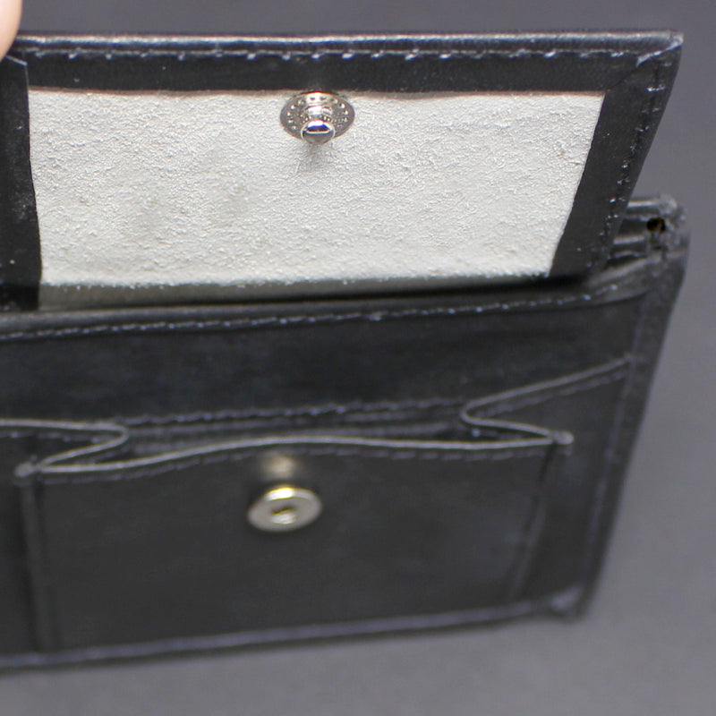 Cowhide Leather Bi-Fold Wallet