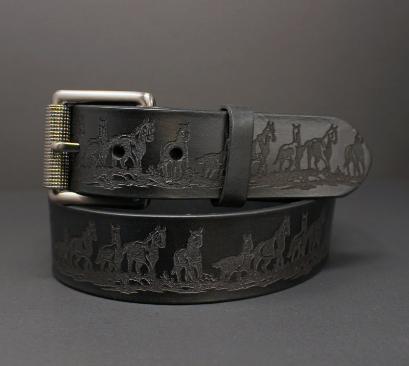 100% Horse Hide Full-Grain Leather Belt