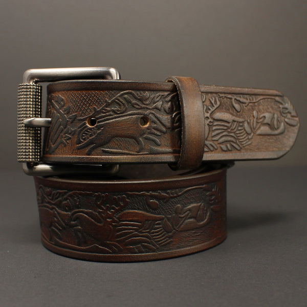 100% Horse Hide Full-Grain Leather Belt