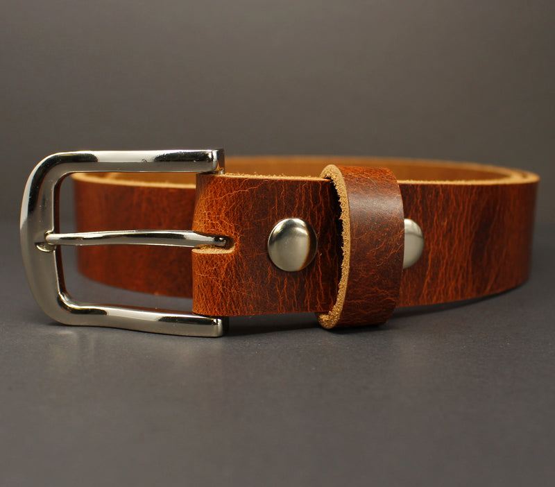 100% Horse Hide Full-Grain Leather Belt