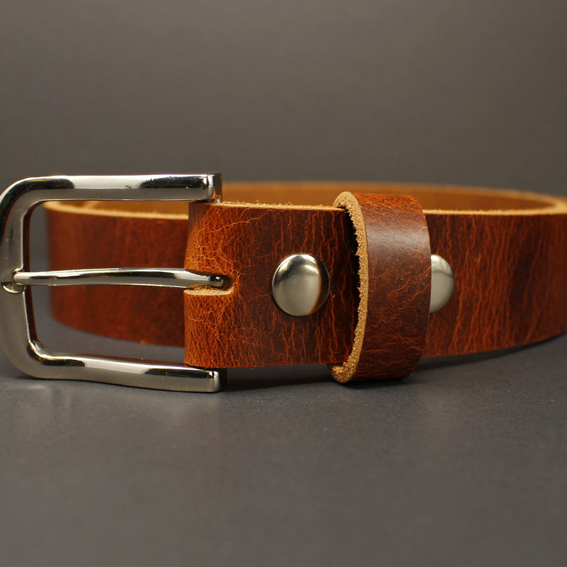 100% Horse Hide Full-Grain Leather Belt