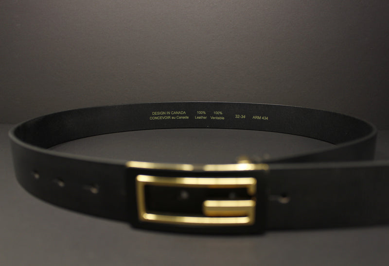 100% Cow Hide Full-Grain Leather Belt