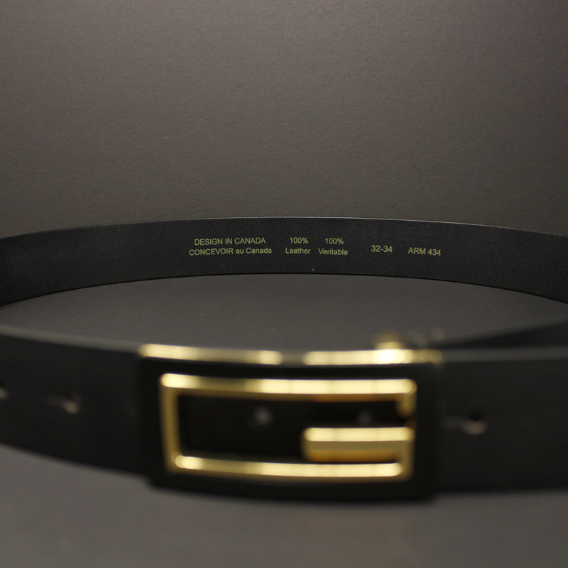 100% Cow Hide Full-Grain Leather Belt