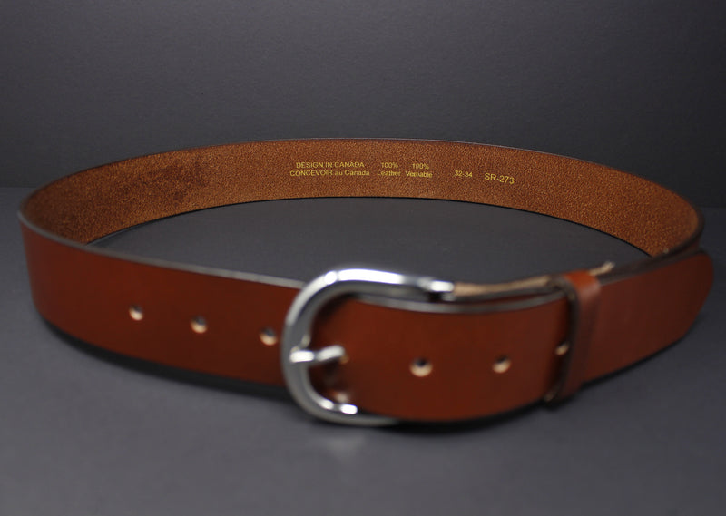 100% Horse Hide Full-Grain Leather Belt