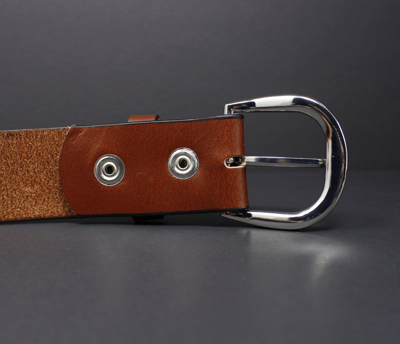 100% Horse Hide Full-Grain Leather Belt